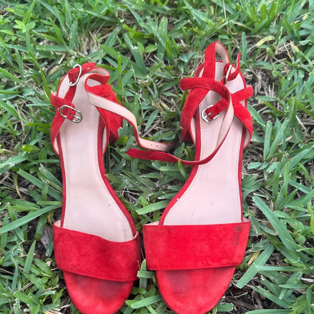 Jcrew Elegant Red Women's Sandals